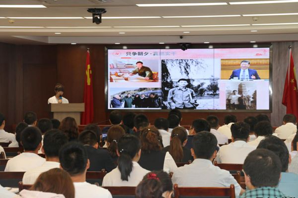 泓源公司黨委舉辦“培育泓源精神，勇?lián)鷩笫姑敝黝}演講比賽(圖4)